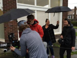 Linley Storm-Boyette on film crew